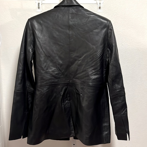 Revolve Lita by Ciara Lamb Leather Black Blaxer XS.  New with tags $498 retail - Picture 6 of 16